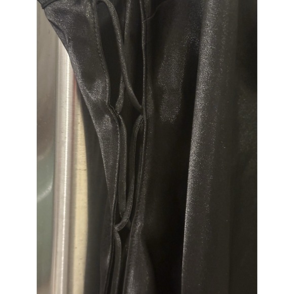 Victoria's Secret Pink Tag Dress/Nightie Black SzM Lace Up Sides Adjust Straps - Picture 8 of 11